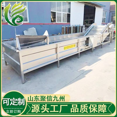 全自动气泡清洗机 商用大型果蔬洗菜机厂家 多功能臭氧蔬菜清洗机图4