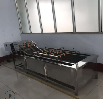 食品包装袋清洗 软包装食品清洗风干流水线 山东亿马洗袋风干机