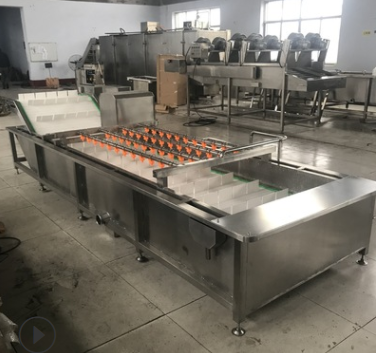 食品包装袋清洗 软包装食品清洗风干流水线 山东亿马洗袋风干机图3