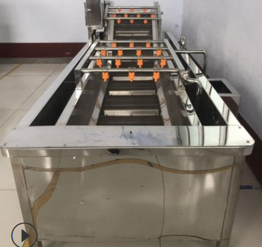 食品包装袋清洗 软包装食品清洗风干流水线 山东亿马洗袋风干机图2