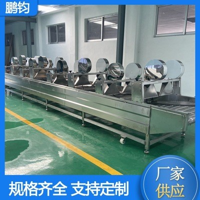 电动翻转风干流 水线快速去水干燥设备 蒸煮食品膜袋除水风干线图4