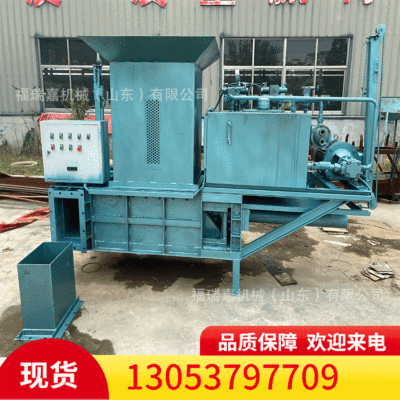 两缸青储玉米秸秆打包机全自动压块套袋机 秸秆麦草压缩套袋机图4