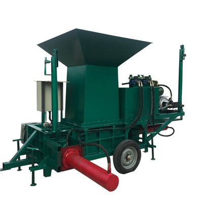 两缸青储玉米秸秆打包机全自动压块套袋机 秸秆麦草压缩套袋机图5