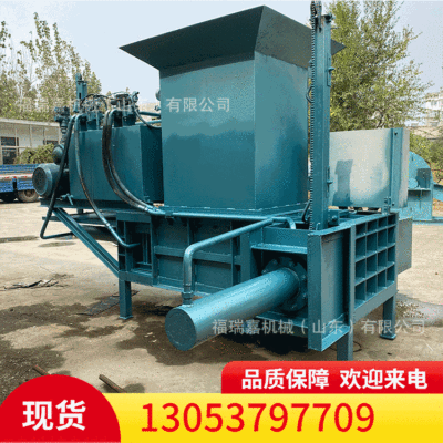 两缸青储玉米秸秆打包机全自动压块套袋机 秸秆麦草压缩套袋机