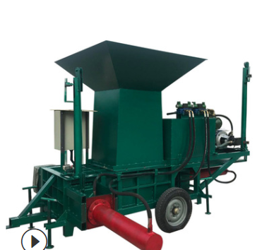 农作物秸秆压缩套袋机花生秧打包装袋机 青储玉米秸秆压块打包机图5