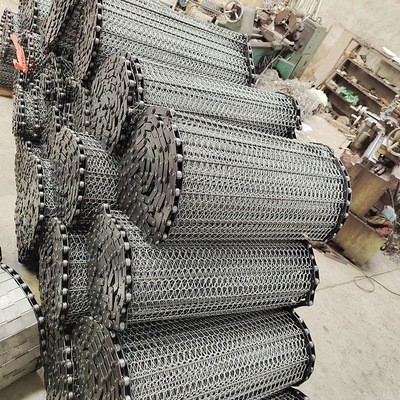 非标自产304不锈钢输送网带 耐高温果蔬面包烘干传送金属网带图3