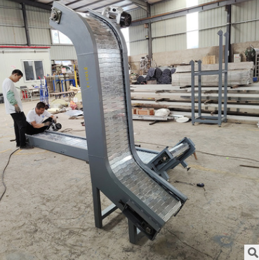 提升式链板输送机 料斗式提升上料机升降式爬坡304不锈钢输送机图3