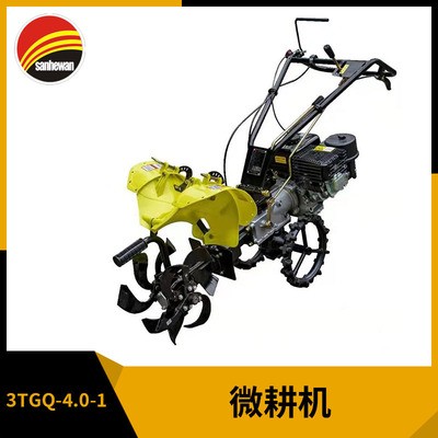 嘉盛微耕机除草翻地家用小型多功能耕地机犁地耕田松土农用旋耕机