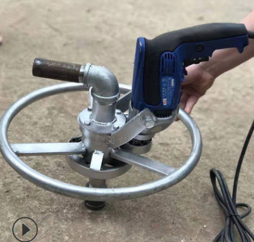 厂家直供圆盘打井钻机手持式小型农用打井钻机家用小型电动打井机图3