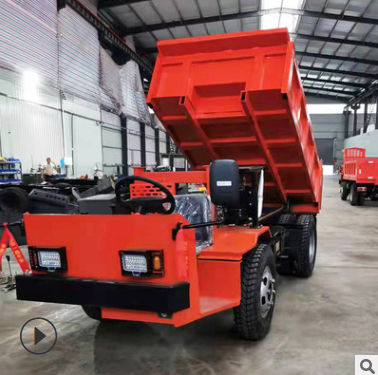 矿用四不像井下运输车矿山六轮翻斗车地铁隧道煤矿四驱自卸工程车图2