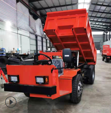 矿用四不像井下运输车矿山六轮翻斗车地铁隧道煤矿四驱自卸工程车图5