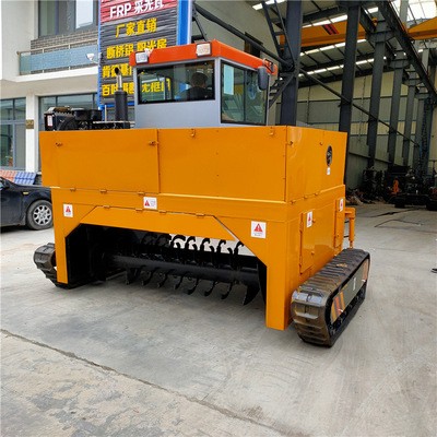 履带翻抛机自行走翻堆机养殖场鸡鸭牛羊粪有机肥料发酵设备厂家图4