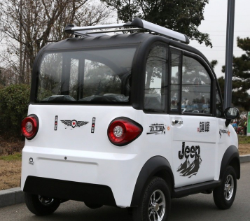 特价阳光四门把式可油电两用电动四轮车成人代步接送孩子车图5