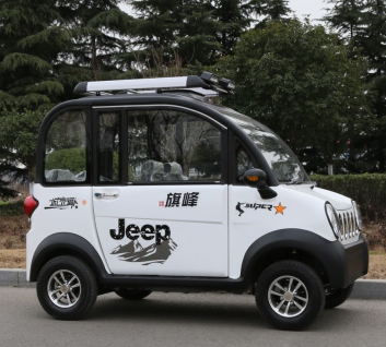 特价阳光四门把式可油电两用电动四轮车成人代步接送孩子车图4