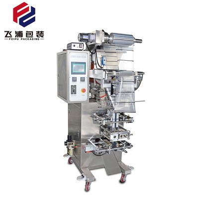 全自动酱料包装机称重计量定量液体包装打包机三边封口封膜塑封机图3