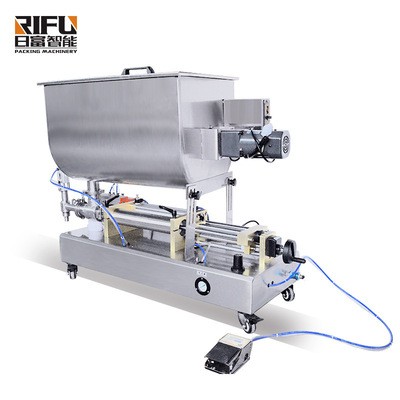 广州半自动活塞灌装机 半自动液体膏体灌装设备 酱料果汁灌装机器图4