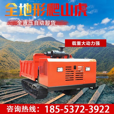 5橡胶履带运输车 农用履带运输车小型 爬山虎自动山地液压履带车图3