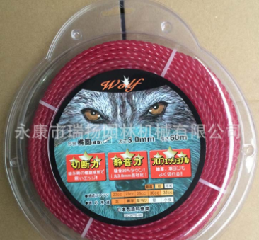 高品质螺旋打草绳 尼龙绳麻花形打草绳 3.0打草绳 尼龙打草绳图4