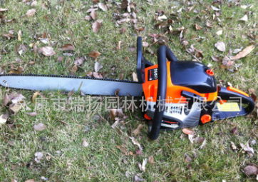 供应高品质园林伐木锯，5200汽油锯，对木砍伐链条锯，园林助将图2