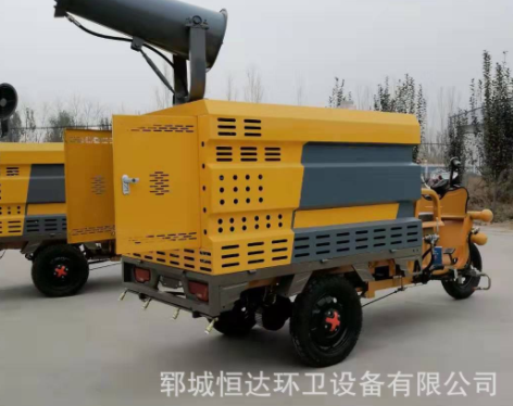 恒达农用三轮雾炮洒水车 时风2方小型三轮雾炮抑尘洒水车现货图3