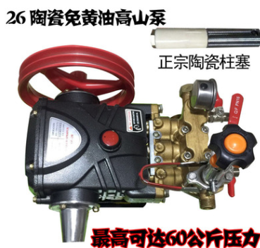 三缸柱塞泵打药机高压水泵打药泵自动泄压泵农用高压陶瓷免黄油泵图3