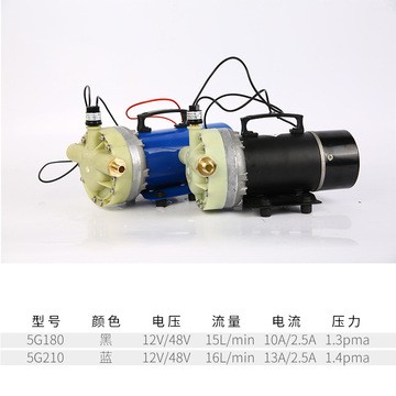 12Ｖ24Ｖ48Ｖ60Ｖ5缸自吸隔膜泵农用高压电动喷雾器打药泵打药机图2