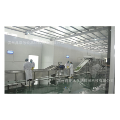 不锈钢果蔬速冻前处理线 中央厨房蔬菜清洗机