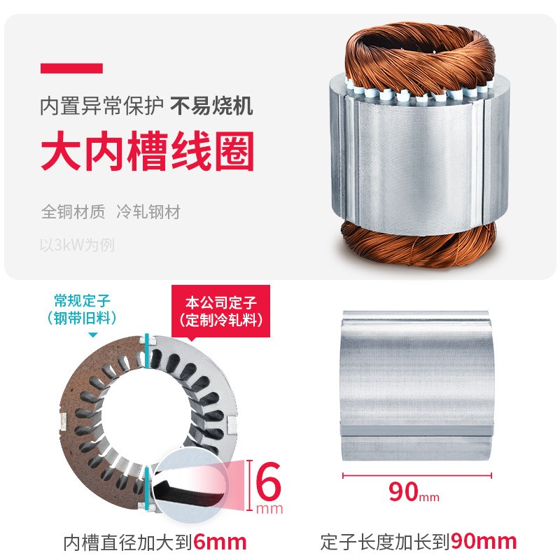 潜水泵220v污水泵家用抽水泵小型井水高扬程农用灌溉排污泵抽水机图5