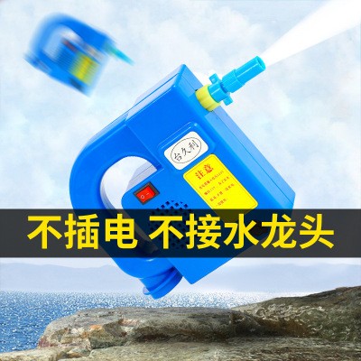 手持无线浇菜打药机家用锂电池喷雾枪便携式充电清洗机车载洗车机图2