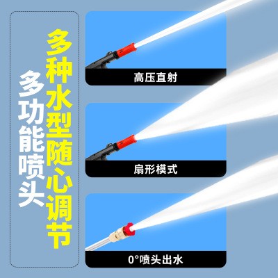 手持锂电池洗车枪家用车载高压水枪大功率无线洗车工具便携洗车机图4