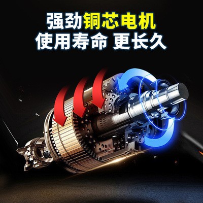 手持锂电池洗车枪家用车载高压水枪大功率无线洗车工具便携洗车机图3