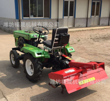 小型四轮拖拉机 两驱后驱动大棚王拖拉机 3进1倒高低速农用拖拉机图3