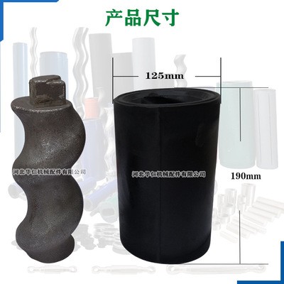 【311 511 711】螺杆橡胶套水泥石膏灌缝橡胶蛟龙 喷涂机定子转子图2