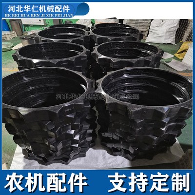 【月销500】移栽机夹苗盘甜菜打叶机收获机甩带橡胶件 橡胶镇压轮图4