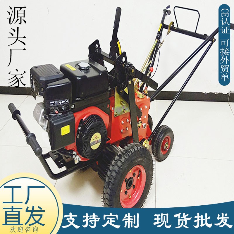 工厂直发草坪起草机 汽油动力手推起皮机 学校小区绿化草坪移栽机图3
