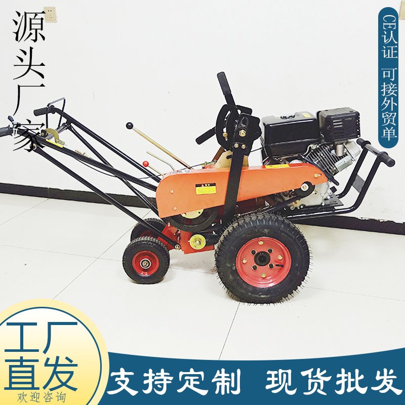 工厂直发草坪起草机 汽油动力手推起皮机 学校小区绿化草坪移栽机图5