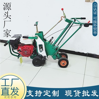 批发起草皮机 汽油动力手推自走式铲草皮 小区学校绿化草坪移植机
