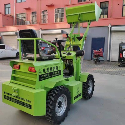 电动小铲车装载机批发 狭小空间建筑工地用 四轮驱动电动小铲车图4