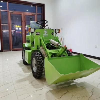 电动小铲车装载机批发 狭小空间建筑工地用 四轮驱动电动小铲车图2