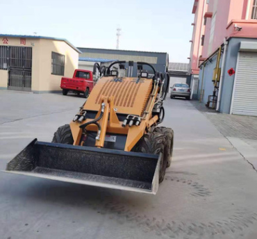 厂家批发滑移装载机 四驱动轮胎小铲车 工程机械滑移式推土机图2