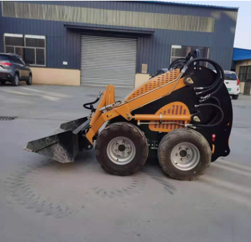 厂家批发滑移装载机 四驱动轮胎小铲车 工程机械滑移式推土机图3