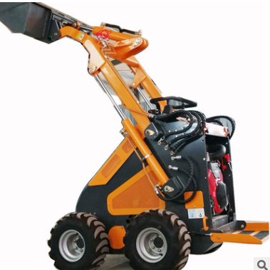 厂家批发滑移装载机 四驱动轮胎小铲车 工程机械滑移式推土机图4