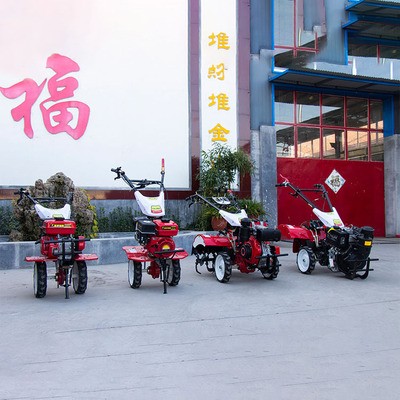 厂家直供 施肥开沟回填机全齿 四驱水旱两用 微耕机履带微耕机图4