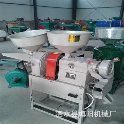 五谷杂粮脱皮机小型多功能家用碾米机多功能玉米打碴机厂家图2