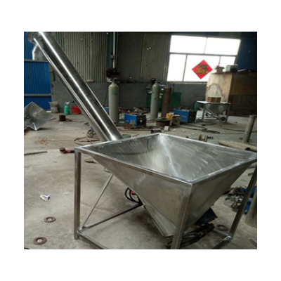 菏泽垂直螺旋提升机 煤渣装袋上料机 固体料用不锈钢绞龙提升机