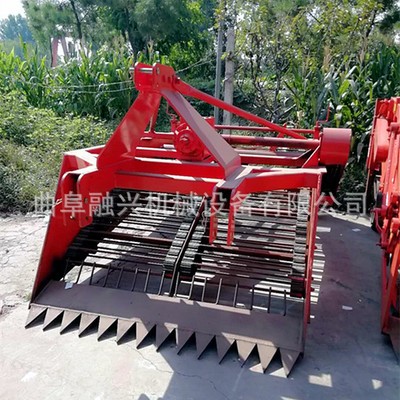 西安药材收获机厂家大型黄芪板蓝根收割机滚筒式油莎豆收获机图2