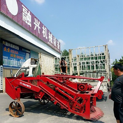 西安药材收获机厂家大型黄芪板蓝根收割机滚筒式油莎豆收获机图4