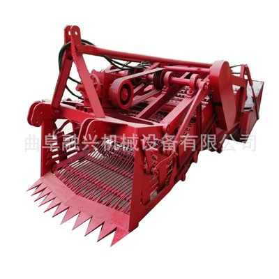 西安药材收获机厂家大型黄芪板蓝根收割机滚筒式油莎豆收获机图5