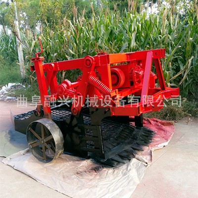 厂家直销筛药机滚筒式起平贝机加深型根茎药材挖掘机起参机哪种好图4