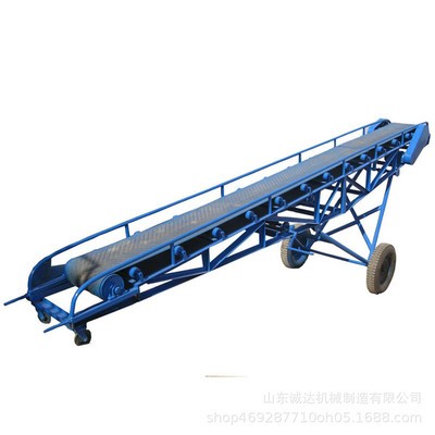 大倾角输送机 裙边皮带大倾角输送机 粮食输送机输送设备图4